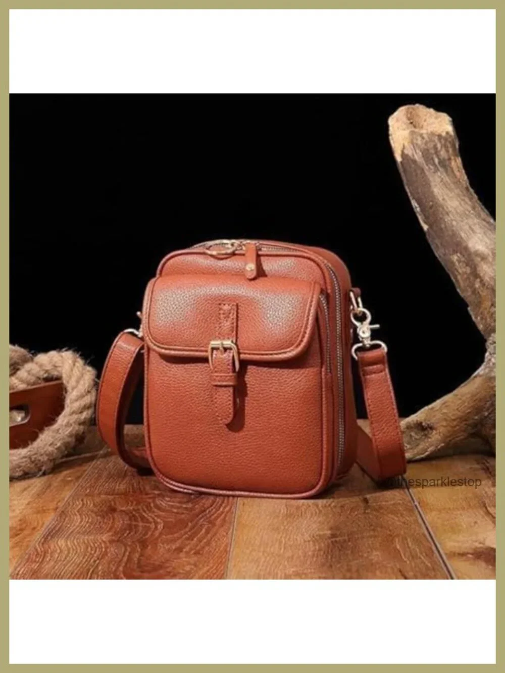 Anti-Theft Faux Leather Crossbody Bag Messenger Large Capacity Card Slots